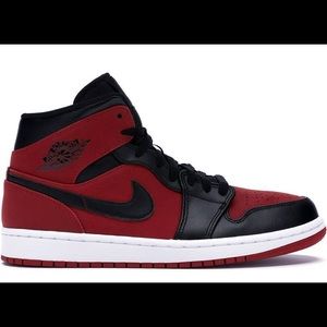 Air Jordan 1 MID Gym Red Black